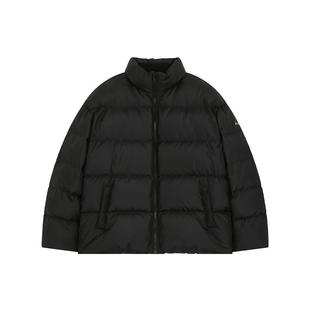 【线上独家】WE11DONE25秋冬男女同款宽松鹅绒羽绒服LOGO休闲简约