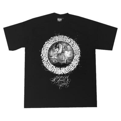 bboy宽松chicano街头old school重磅奇卡诺街舞美式小领口短袖T恤