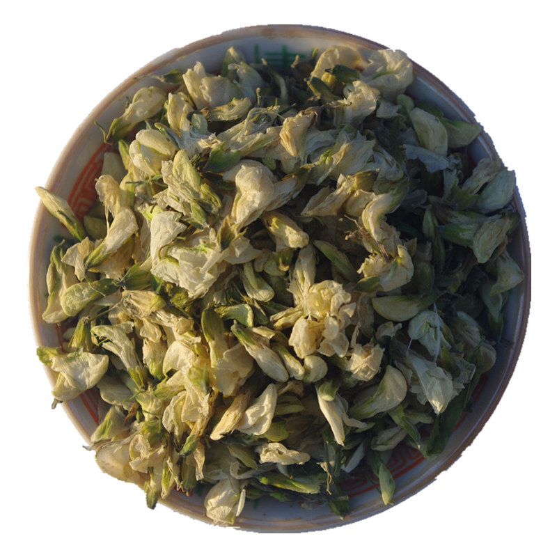 25年干槐花野菜泡水做包子