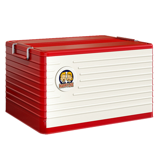 星优收纳箱大容量超大红色家用衣柜衣物衣服被子整理箱折叠整理箱