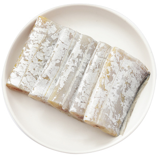 温州特产半干咸香带鱼干东海带鱼段淡晒风干新鲜切断海鲜干货500g