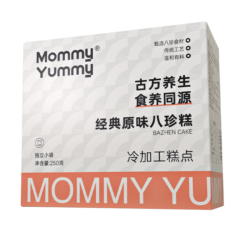 MommyYummy经典原味八珍糕无添加蔗糖孕期孕妇零食红枣茯苓芡实糕