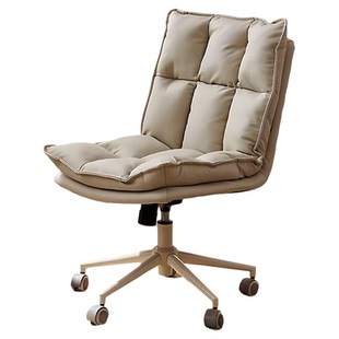 沙发椅电脑椅卧室书房书桌椅奶油风座椅家用简约椅子舒适办公转椅