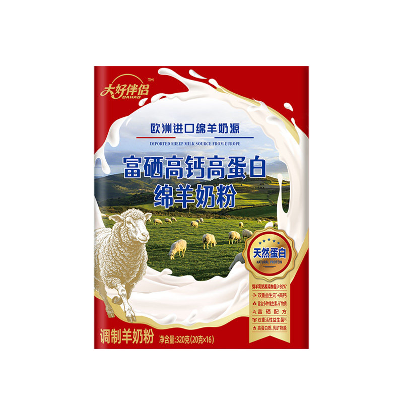 大好伴侣富硒高钙高蛋白羊奶粉