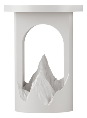 日照金山边几客厅装饰摆件落地灯