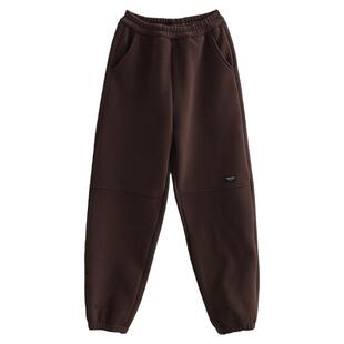 女大童加绒裤子2025秋冬新款初中女孩冬季加厚卫裤冬装休闲运动裤