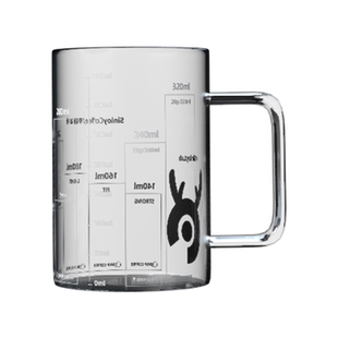 Sinloy/辛鹿 咖啡杯 耐高温玻璃刻度杯 挂耳咖啡懒人杯 350ml