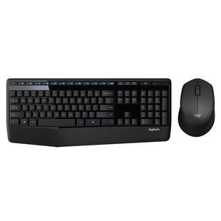 罗技MK345/MK346P无线键鼠套装全尺寸办公家用电脑笔记本带掌托