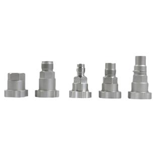 免洗喷枪转接头通用枪壶接头适用戴维斯盐田瓦尔特喷枪不锈钢材质