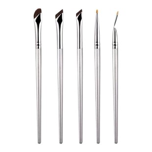 新款折角眼部刷套装细节卧蚕眼线刷泪沟下至遮瑕刷刀锋眼线刷全套