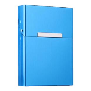 6.5MM卷烟/中支烟专用烟盒创意超薄便携男铝合金香烟盒个性20支装