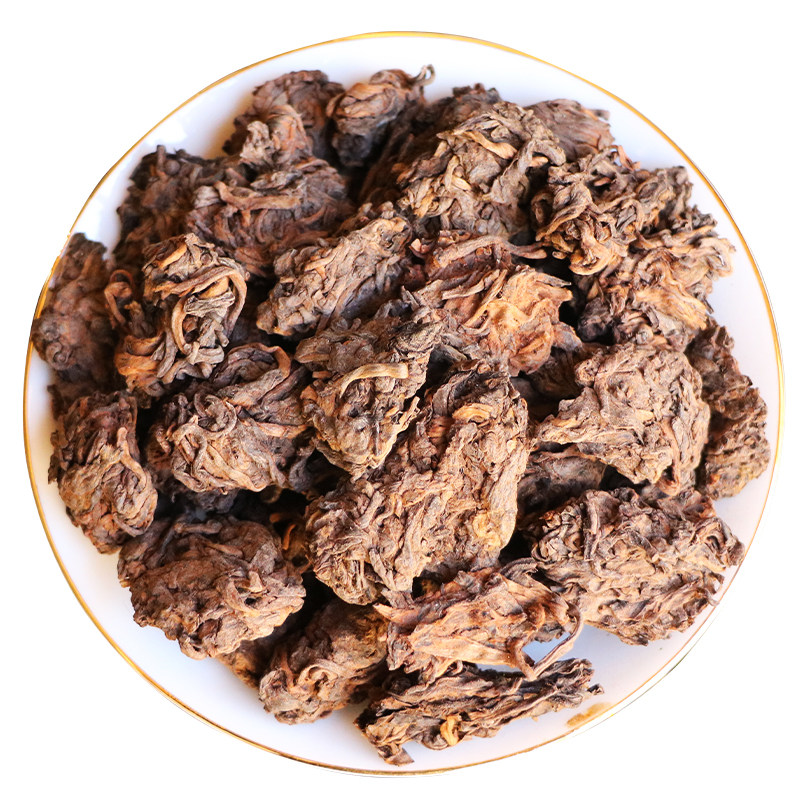 易武古树金芽老茶头普洱茶熟茶