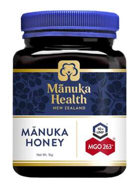 澳大利亚直邮Manuka Health蜜纽康263+蜂蜜滋养肠胃1kg UMF10+
