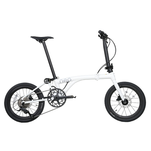 JAVA佳沃NEO三折叠车小轮径16寸桶轴油碟9速小布国布车折叠自行车