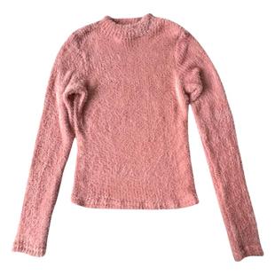 仅200来件 出口单欧美新款y2k辣妹千禧风毛绒绒柔软修身保暖毛衣