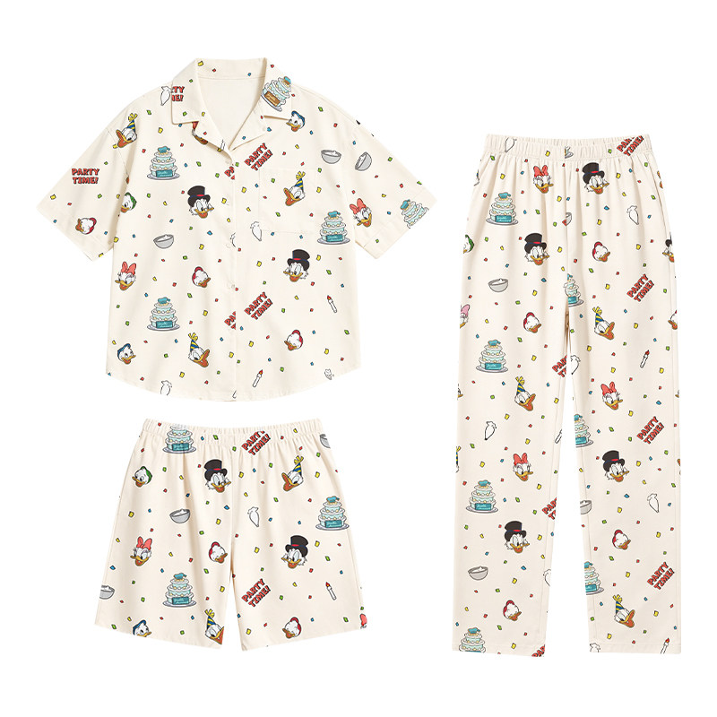 Disney/迪士尼莫代尔棉唐睡衣/家居服套装