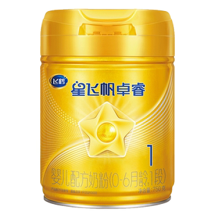 育儿补贴】飞鹤星飞帆卓睿1段婴儿奶粉一段750g罐装官方