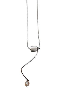 冷淡风几何金属拉丝项链女颈链