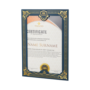 A4荣誉证书奖状框高档证件书外壳保护套展示框封皮定制烫金打印表彰嘉奖授权结业获奖表扬感谢信聘书横竖