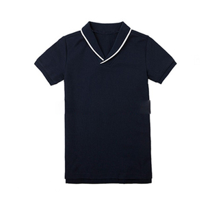 伊顿同款学院校服上衣枣红色短袖T恤男女生夏款班服13T006/13T004