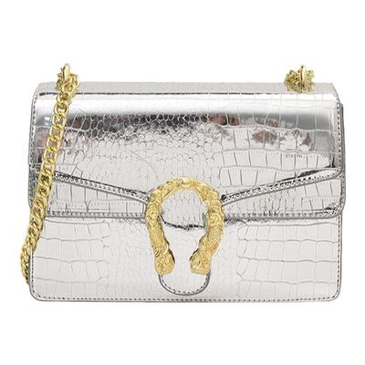 左杏小方包锁扣中时尚百搭