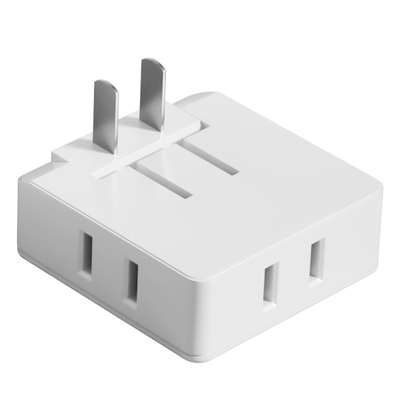 多功能分插器超薄一转三插座转换器迷你二脚电源二孔多用转换插头