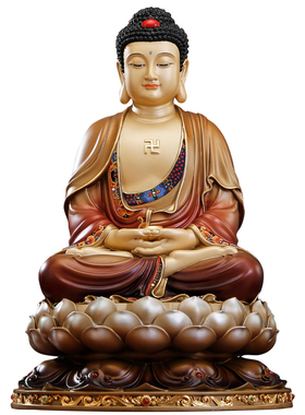 佛像释迦牟尼佛如来佛三宝佛摆件