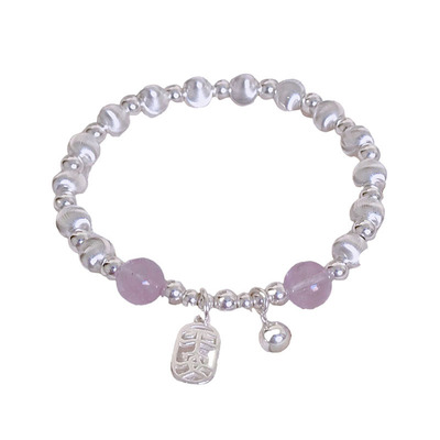 足银镭射猫眼珠重工清冷感不掉色