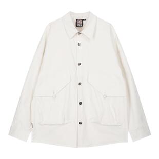 HEA 长袖衬衫男女春夏衬衫外套简约休闲街头百搭无性别衬衫长袖潮