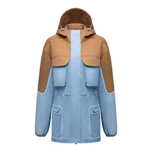 ECCO x NRL联名 2026新款防泼水外套收腰中长风衣女 EN261J059