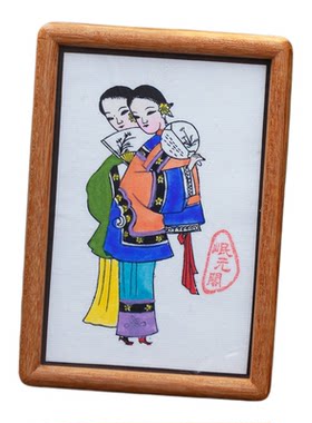 【绵竹非遗】木板年画手绘伴手礼