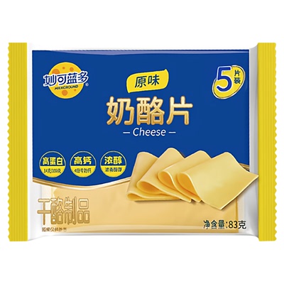 妙可蓝多芝士片83g266g独立包装