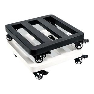 花盆托盘带轮移动底座万向轮花托底托称重托架滚轮透气滑轮底托架