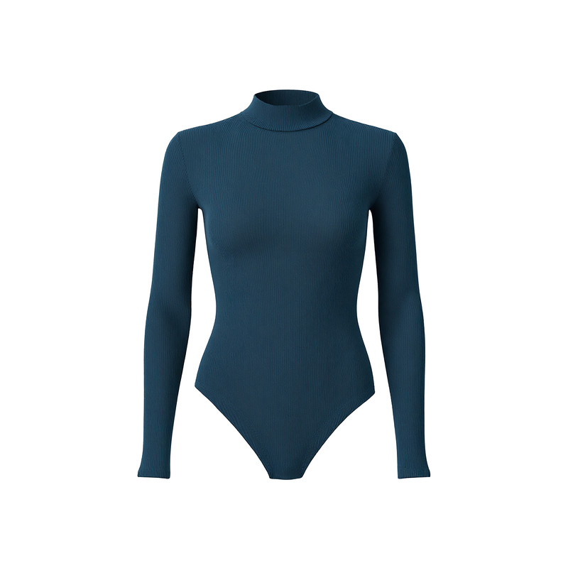 涂一TT2209现代舞蹈练功服女式紧身长袖纯色连体穿搭体操服艺考生