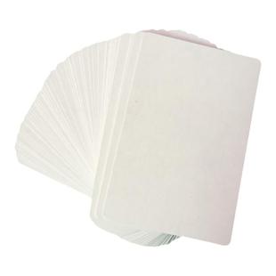 双面空白扑克牌可写画卡片飞牌道具魔术认字diy学卡牌拼音卡纸牌