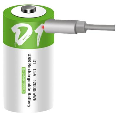 5号AA7号AAA1号2号1.5V充电电池USB锂电话筒大容量玩具燃气灶通用