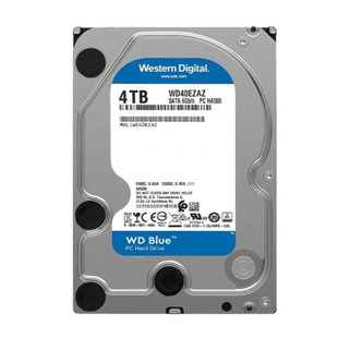 WD西部数据3.5寸SATA串口4T蓝盘台式机电脑硬盘监控安防WD40EZAZ