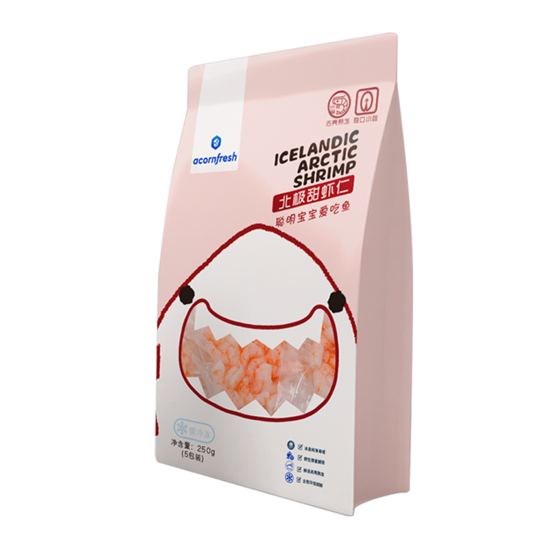 橡果国际生鲜北极甜虾仁进口新鲜海鲜冷冻送宝宝婴儿辅食谱750g