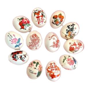 满月周岁彩蛋染色剂桃红蛋染料玫红洋红染鸡蛋红粉特色喜蛋印染纸