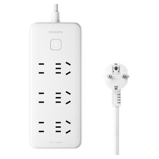 飞利浦欧标插排插座接线板韩国转换插头德标插线板排插泰国巴厘岛