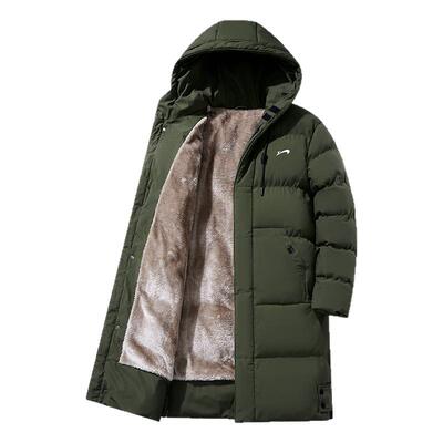 贵人鸟冬季中长款保暖棉衣