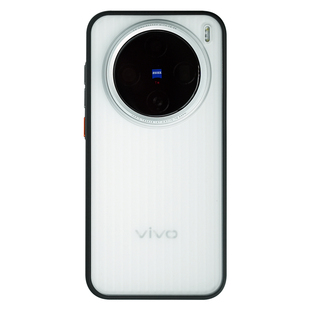 米斯登适用vivo x200肤感条纹手机壳x200pro全包软边防摔磁吸保护套mini简约半透明磨砂格纹高级金属按键新款