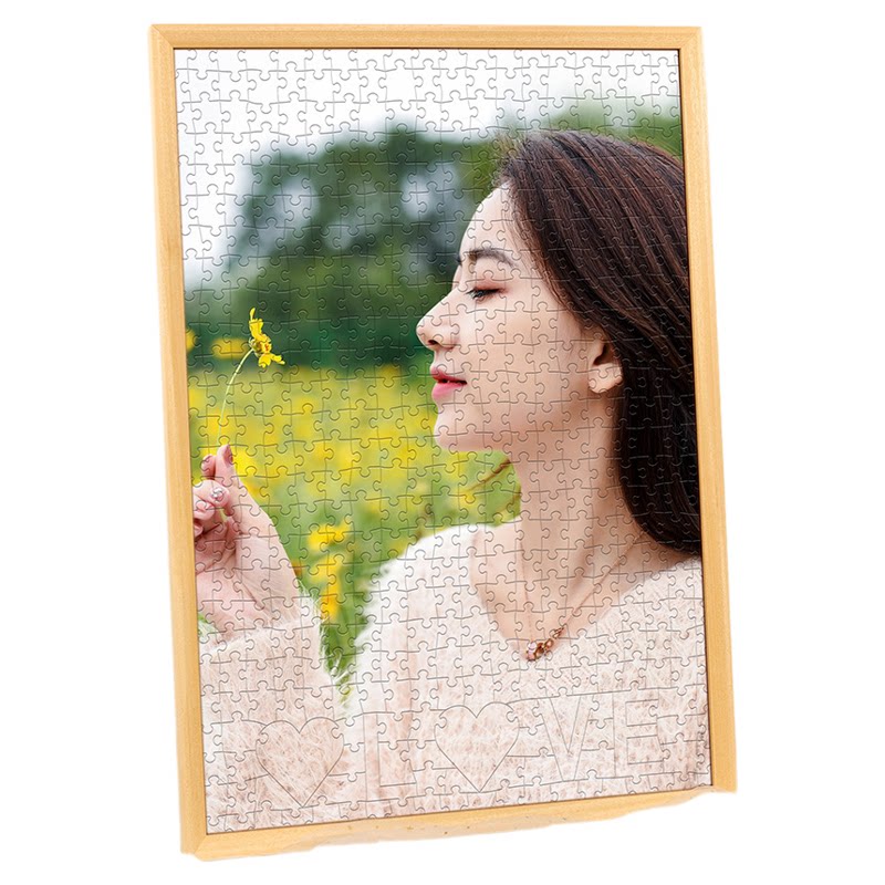 拼图定制人像女友男友手工diy照片情侣闺蜜生日送女朋友生日礼物