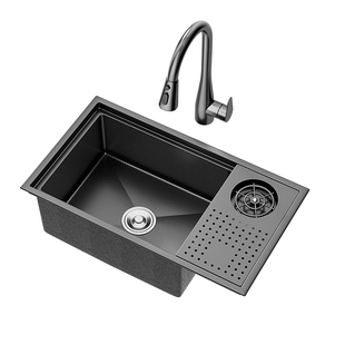 JOMOW隐藏式吧台洗杯器水槽咖啡厅奶茶店西厨茶室中岛台小水槽