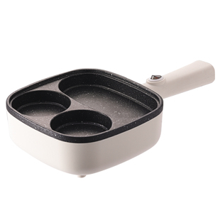 鸡蛋汉堡锅三合一早餐煎蛋神器不粘锅平底商家用四孔蛋插电机煎锅