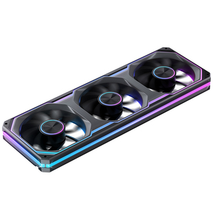 乔思伯XA120/360电脑机箱散热风扇ARGB幻彩连体风扇千层镜12CM