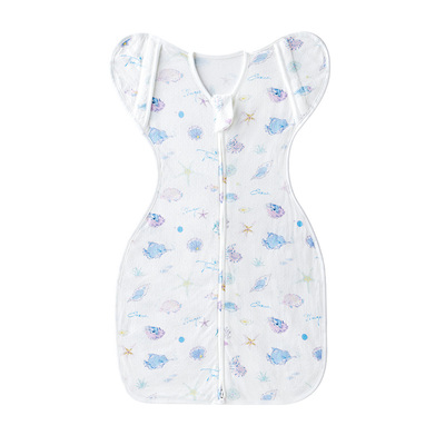 嫚熙婴儿防惊跳睡袋四季通用