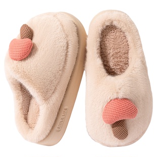 厚底棉拖鞋女款2026新款冬季室内家居保暖防滑毛毛绒棉拖男秋冬天
