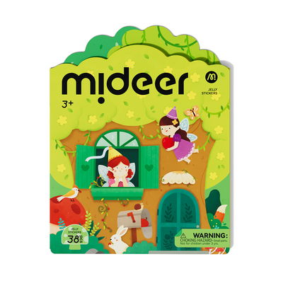 mideer弥鹿果冻贴可水洗反复撕贴