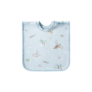 嫚熙儿童罩衣宝宝反穿衣衫无袖男女童防脏水辅食喂吃饭兜婴儿围嘴